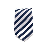 ROYAL NAVY STRIPE TIE AND POCKET SQUARE SET